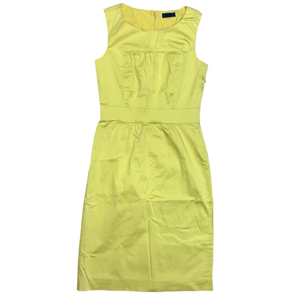 J Crew Sheath Sleeveless Midi Dress Classic Office Work Interview Career Casual